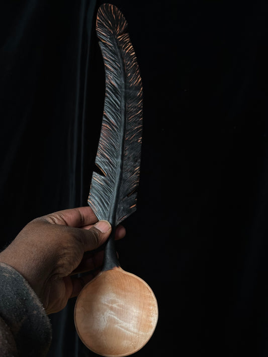 Feather spoon